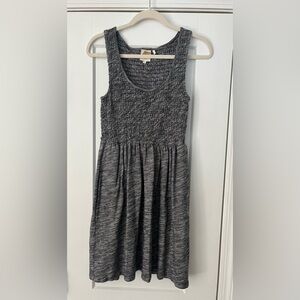 Anthropologie Lilka Gray Smocked Dress